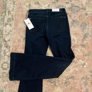 NWT 7 For All Mankind Dojo dark wash trouser